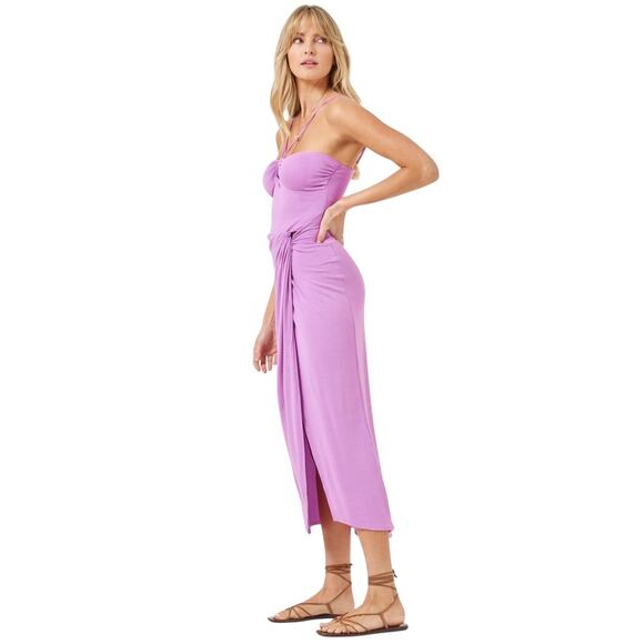 NWT! L*Space L-Space Aya Halter Dress in Rosebud - Size Small - Picture 5 of 12